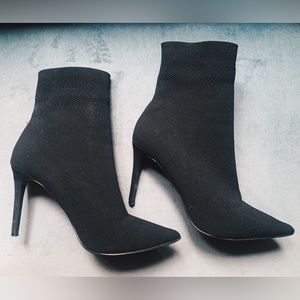 Steve Madden sock heels boots